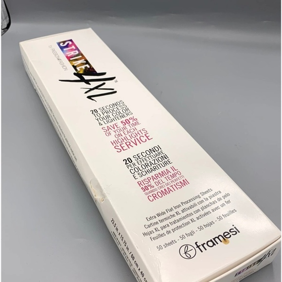 NEW - Framesi STRIKE 4 Flat Iron Hair Dye XL Processing Sheets (50) 23.5”x15.75 - Picture 1 of 1